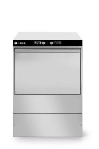Zmywarka Gastronomiczna 230V do Szkła 40x40 Elektroniczna z Dozownikami i Pompą Hendi 230268