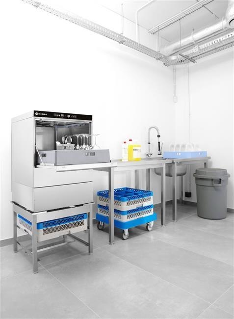 Zmywarka do Naczyń Gastronomiczna 50x50 Sterowana Elektronicznie 400V Hendi 231753