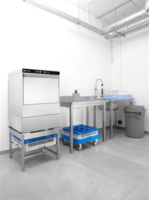 Zmywarka do Naczyń Gastronomiczna 50x50 Sterowana Elektronicznie 400V Hendi 231753