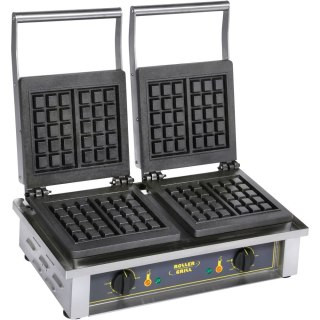 Gofrownica Podwójna Roller Grill Wzór Brussels 2x1,6 kW Stalgast 777222