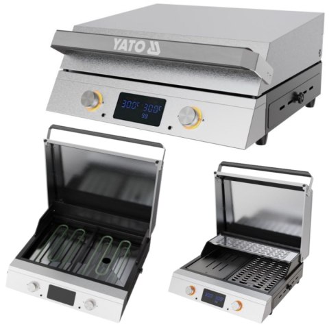 Grill Elektryczny Yatomi 2300w Panel Led Yato Yg-20071 Grill Elektryczny Yatomi 2300w Panel Led Yato Yg-20071