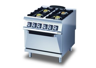 Kuchnia Gazowa 4-Palnikowa z Piekarnikiem 27,7 kW Olis 16240007