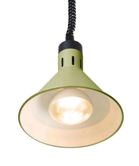Lampa do Podgrzewania Potraw Wisząca Stożkowa Zielona ⌀275x250 Hendi 273920 Lampa do Podgrzewania Potraw Wisząca Stożkowa Zielona ⌀275x250 Hendi 273920