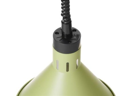 Lampa do Podgrzewania Potraw Wisząca Stożkowa Zielona ⌀275x250 Hendi 273920 Lampa do Podgrzewania Potraw Wisząca Stożkowa Zielona ⌀275x250 Hendi 273920