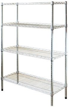 Regał Magazynowy 4-półkowy Chromowany 1500x450x1800mm WT-150450