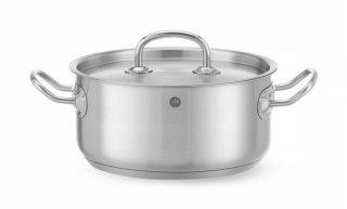 Garnek Gastronomiczny Profesjonalny Niski z Pokrywą 2,9L ⌀200x95 Hendi 836019