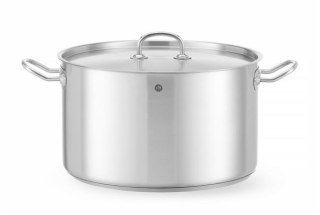 Gastronomiczny Profesjonalny Nierdzewny Z Pokrywką 15l Ø32 Cm Hendi 836507 - 10 Lat Gwarancji