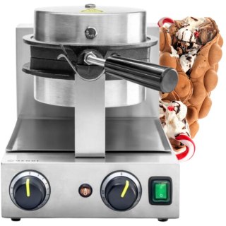 Gofrownica Obrotowa do Gofrów Bubble Waffle 1500W 255x560x318 Hendi 212196