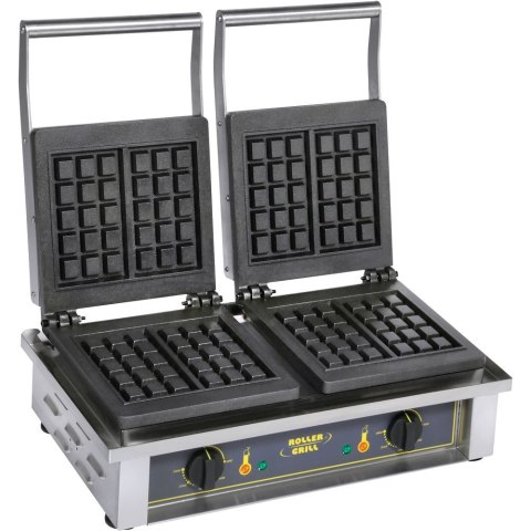 Gofrownica Podwójna Roller Grill Wzór Brussels 2x1,6 kW Stalgast 777222