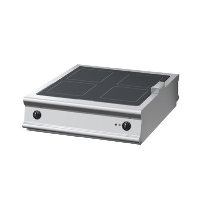 Kuchnia Ceramiczna 4-Palnikowa Nastawna 16 kW Olis 16470001 Kuchnia Ceramiczna 4-Palnikowa Nastawna 16 kW Olis 16470001