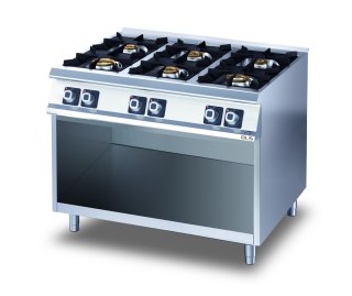 Kuchnia Gazowa 6-Palnikowa Na Podstawie 27,3 kW Olis 16040007