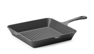 Patelnia Żeliwna Do Grillowania Czarny 250x250x50mm Hendi 629369