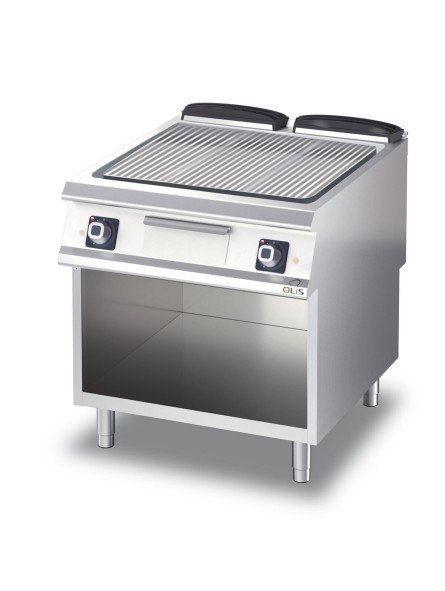 Płyta Grillowa Elektryczna Chromowana Ryflowana 10,8 kW Olis 16120081 Płyta Grillowa Elektryczna Chromowana Ryflowana 10,8 kW Olis 16120081