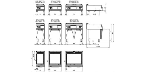 Płyta Grillowa Gazowa Chromowana Ryflowana 6 kW Olis 16130067 Płyta Grillowa Gazowa Chromowana Ryflowana 6 kW Olis 16130067