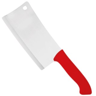 Tasak Kuchenny Gastronomiczny Profesjonalny Haccp Czerwony 20 cm Stalgast 283197