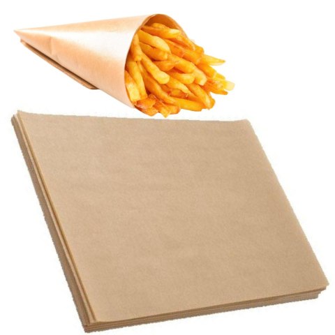 Papier do frytek burgerów 20x25 cm Hendi 678138 Papier do frytek burgerów 20x25 cm Hendi 678138