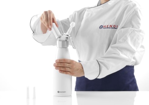 Syfon do Bitej Śmietany Hendi 0,5L + Naboje N2O 25 Sztuk ZESTAW PROMOCYJNY